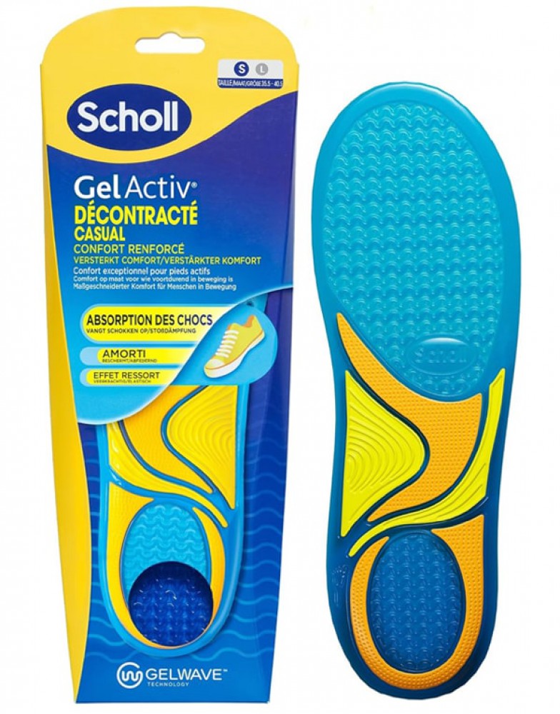 Scholl Gel Activ Everyday™ geel sisetallad meestele ST03/ST48